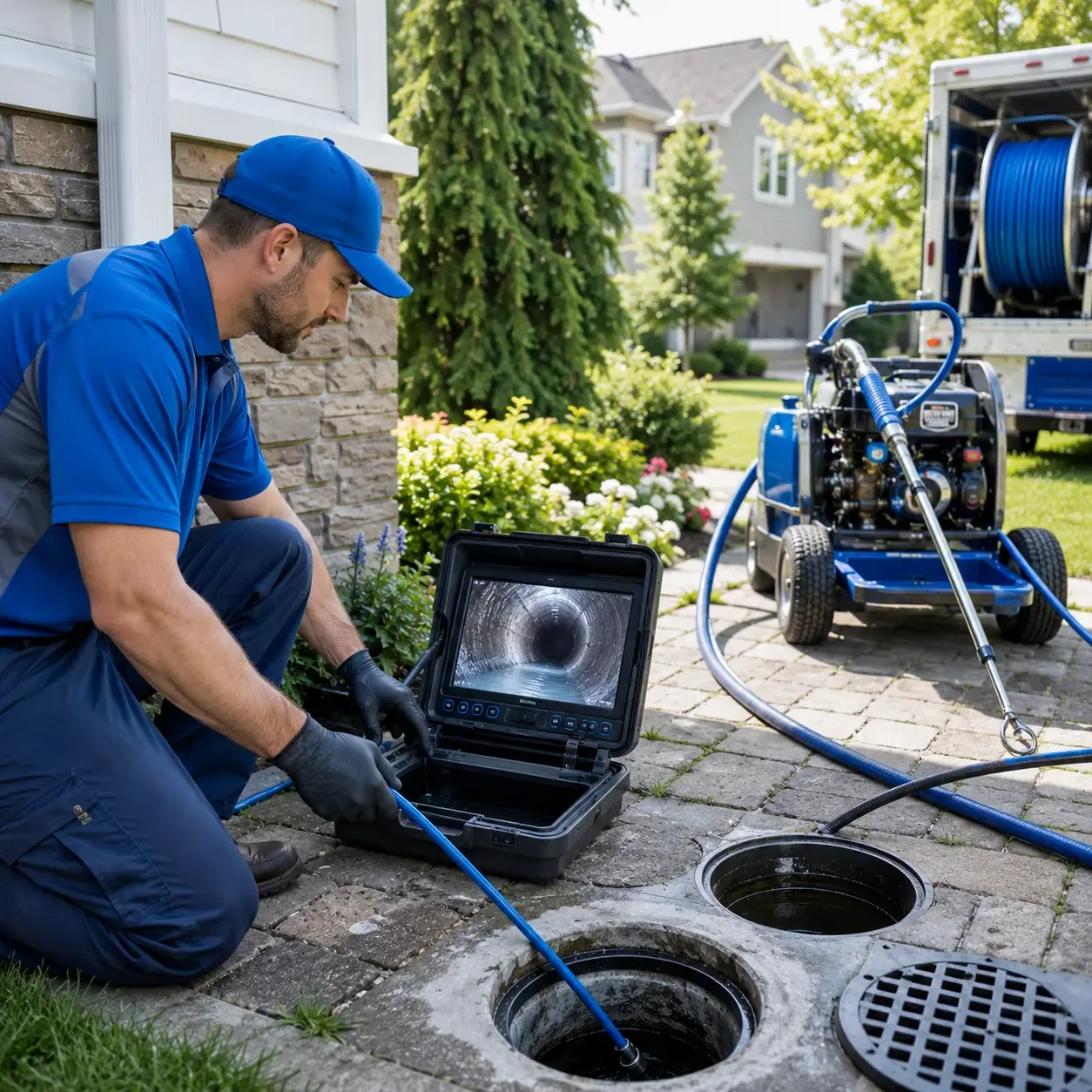 Outdoor drain cleaning professionals serving Delavan, WI