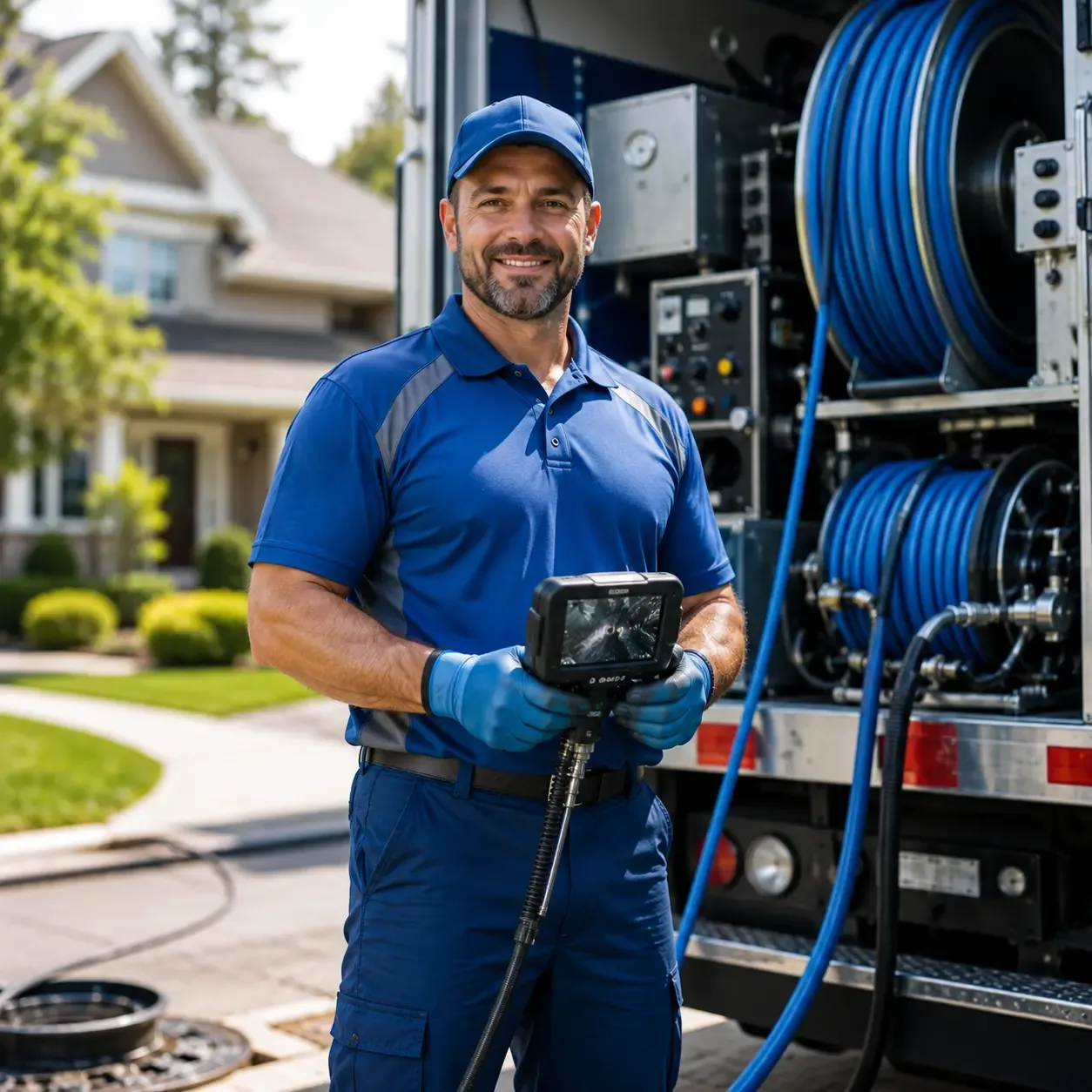 Local outdoor drain cleaning specialists in Delavan, WI